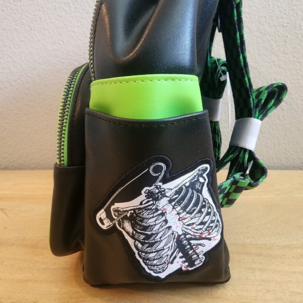 Universal Studios Halloween Horror Nights 2024 Mini Backpack Skull Graphic New - Picture 6 of 13